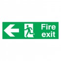 Fire Exit Left Arrow