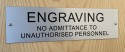 3 line office door nameplate