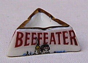 Beefeater Logo -pub Ashtray                                                                                                                                                                                                                                    