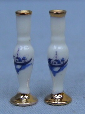 Willow Pair Of Candlesticks                                                                                                                                                                                                                                    