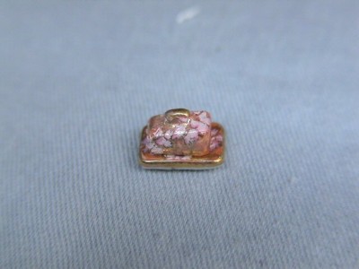 Cheese Dish - Orange Lustre With Delicia                                                                                                                                                                                                                       