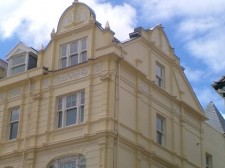 Restoration facade in Llandudno