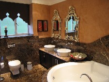 Polished Plaster bathroom by Natural Decor