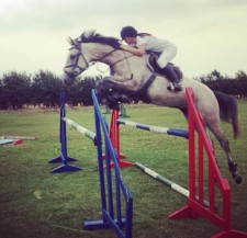 Bella jumping for fun