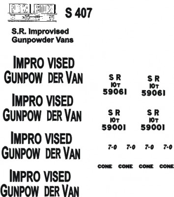 S.R. Improvised Gunpowder Vans