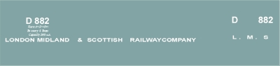 L.M.S. Type 'D'. 'London Midland & Scottish'