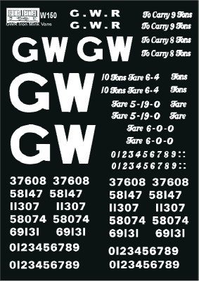 G.W.R. Iron Mink Vans