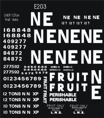 L.N.E.R. Perishable and Fruit Vans