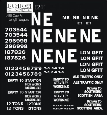 L.N.E.R. Cask/Longfit Wagons