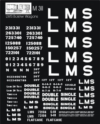 L.M.S. Bolster Wagons