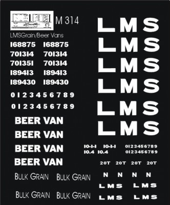 L.M.S. Grain/Beer Vans