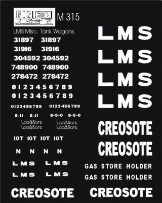 L.M.S. Misc. Tank Wagons