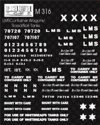 L.M.S. Container Wagons