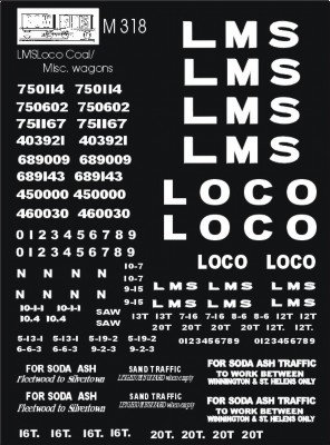 L.M.S. Loco Coal/Shock Wagons