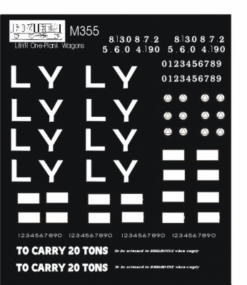 L.Y.R. 1-plank Wagons