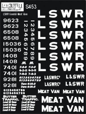 L.S.W.R. Goods Vans (White lettering)