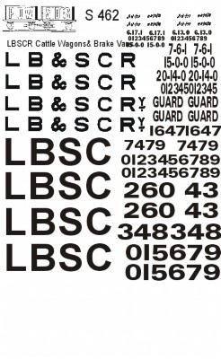 L.B.S.C. Goods Vans (White lettering)