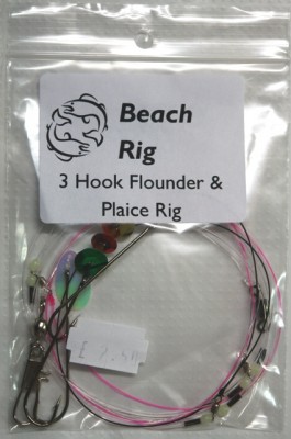 Beach Rig 3 Hook Flounder and Plaice