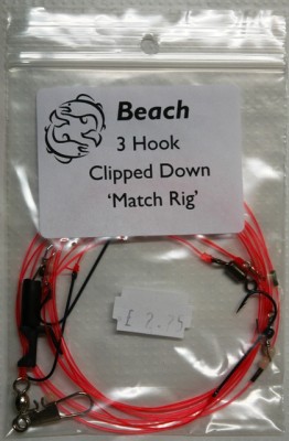 Beach 3 Hook Clipped Down
