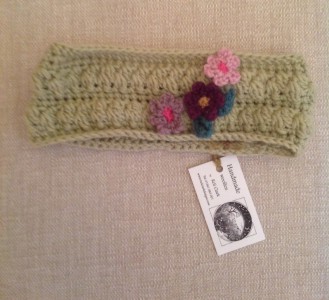 Baby flowers ear warmer