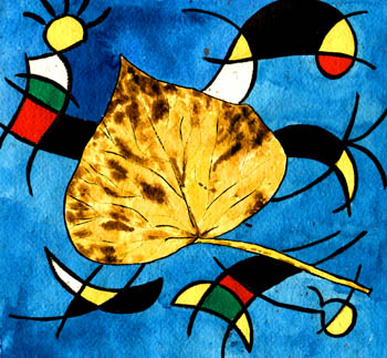 A Leaf From Miro's Garden. Keith Melling