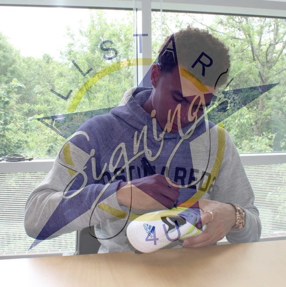 F133 Dele Alli Tottenham Hotspur & England Signed Football Boot