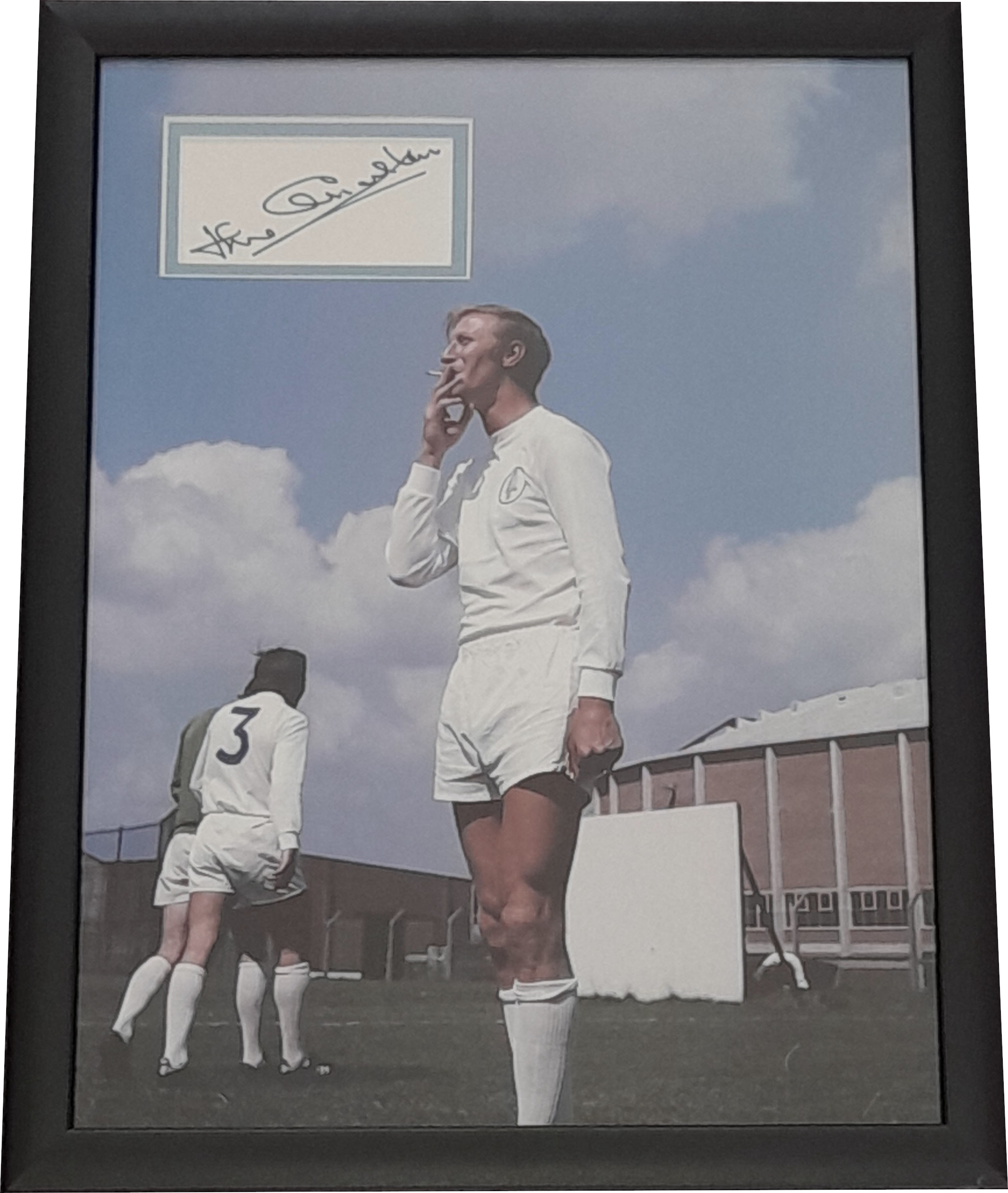 Jack Charlton Leeds United Signed and Framed Photo Display