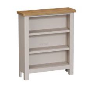 Ramada taupe small wide bookcase