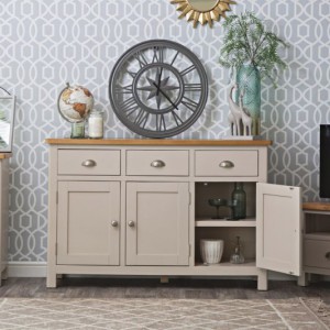 Ramada taupe 3 door sideboard