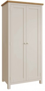 Ramada taupe 2 door full hanging wardrobe Built LAST ONE