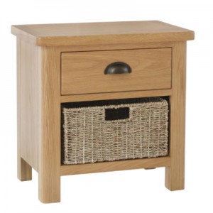 Ramada oak 1 basket lamp table