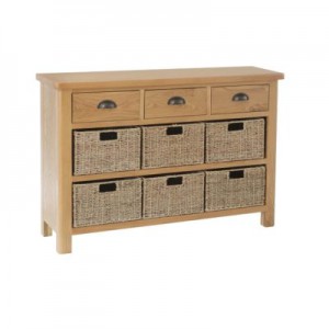 Ramada oak 6 basket table