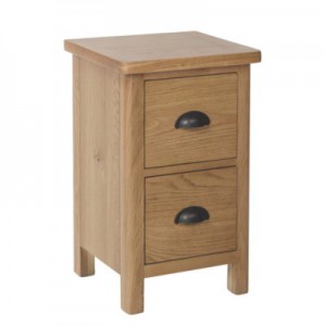 Ramada oak 2 drawer bedside cabinet