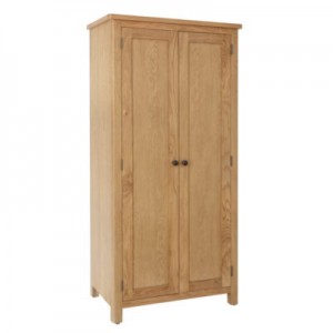 Ramada oak 2 door full hanging wardrobe
