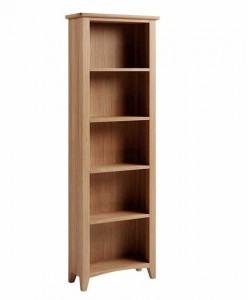 Georgia oak large bookcase