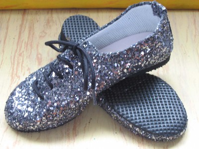 glitter jazz dance shoes
