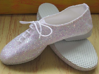 glitter dance sneakers