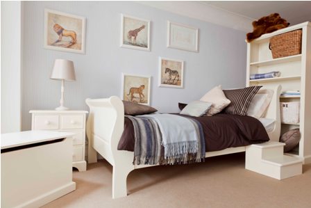 Children's bedrooms in classic cream