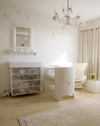 Nursery with a contemporary look