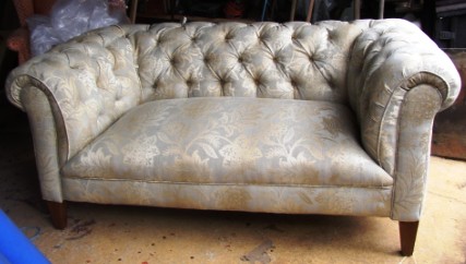 Chesterfield after in Baker's Upholstery fabricFife