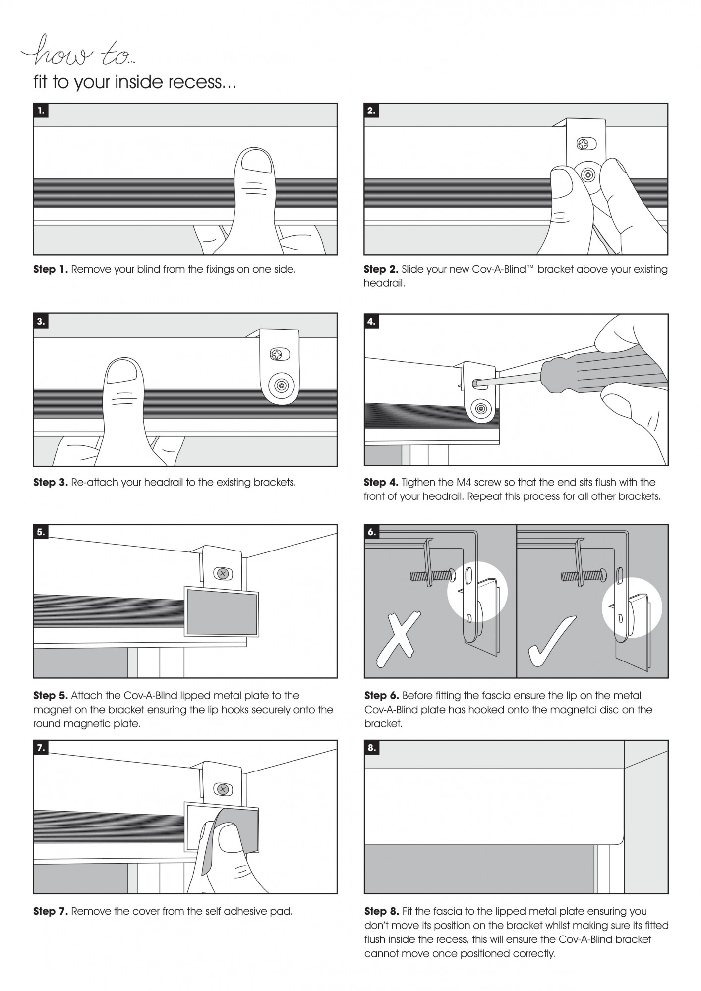 Made to Measure - Fitting your Blind