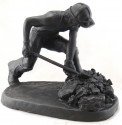 coal miner shoveling coal figure