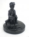 coal miner resting figure