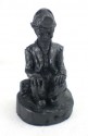 coal miner resting figure