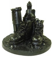 coal pit boots and lamp