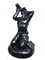 coal miner water jug figure