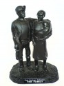 coal miner family figure