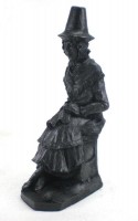 coal welsh lady figure