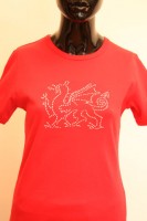 red welsh dragon t shirt