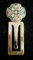 Green and red celtic bookmark